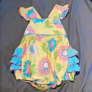 Smocked auctions bubble romper